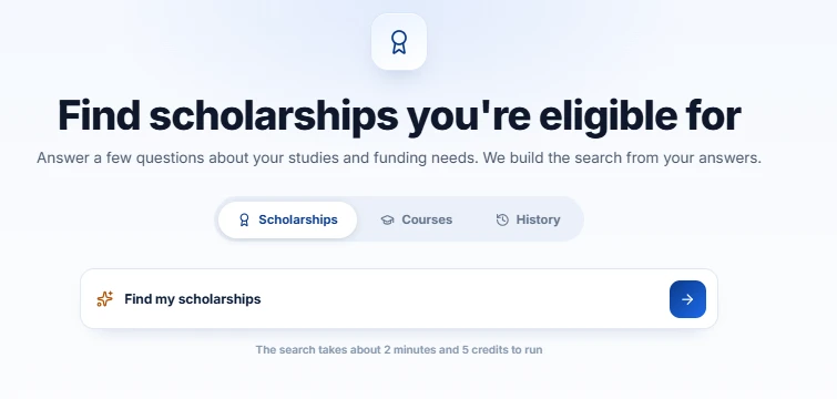 Student Hub screen