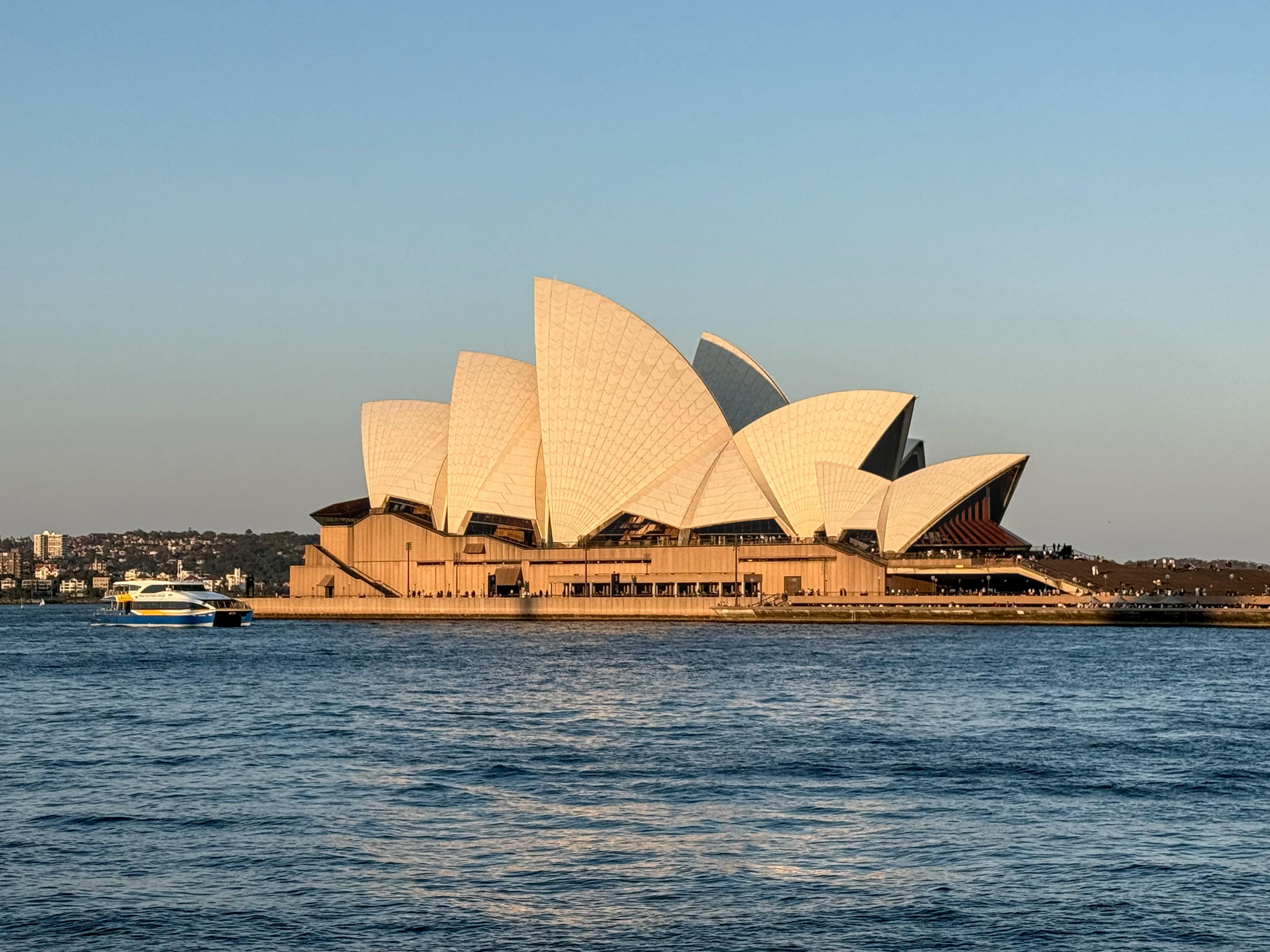 Sydney Opera House at golden hour
